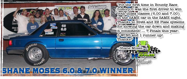 Shane Moses uses his EZ-Plate System to win twice in one night!